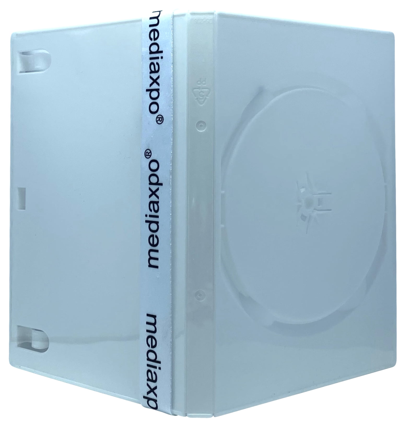 CheckOutStore 200 Premium Standard Solid White Color Single DVD Cases (Professional Use)