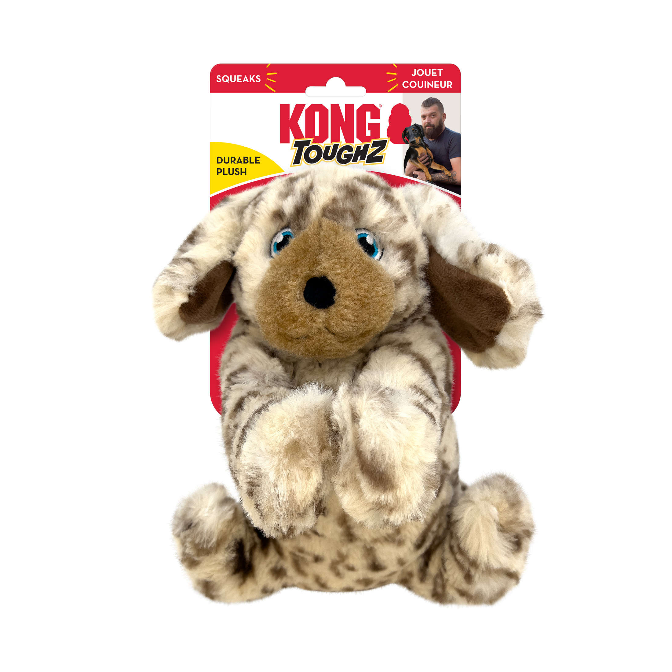 KONG Toughz Chewable Dog Toy Pup Beige Puppy
