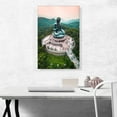 thumbnail image 2 of ARTCANVAS Tian Tan Buddha Monumental Statue Hong Kong China Canvas Art Print - Size: 26" x 18" (0.75" Deep), 2 of 9