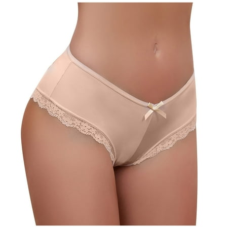 

Women Briefs Underwear Tummy Control Underpant Cute Girls Sexy Lace Splicing High Waisted Seamless Hipster Panties