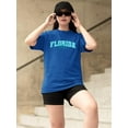 thumbnail image 2 of Retro College Style Florida T-Shirt Women -Image by Shutterstock, Female 5X-Large, 2 of 4