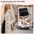 thumbnail image 3 of Pzuqiu Cow Print Leather Crossbody Bags for Women Minimalist Lightness Leather Quilted Shoulder Bag with Chain Strap Fashion Compact Trendy for Daily Use and Travel, 3 of 7