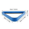 thumbnail image 2 of MLINS  Pool Ball Rack Table Billiards Round Bead Knob Triangle Blue, 2 of 8