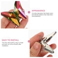 thumbnail image 3 of 2Pcs Shiny Applique Patch Shoes Applique Butterflies Brooch Clothing Patch Sewing Decor, 3 of 9