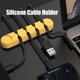 thumbnail image 4 of Soporte para cables Organizador de cables de silicona Enrollador USB Gestión ordenada de escritorio, 4 of 8