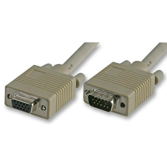 PRO SIGNAL - 14 Pin VGA Male to Female Monitor Extension Lead, 2m Grey