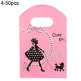 thumbnail image 2 of 50Pcs Gift Bags Cartoons Print Multi-Function Plastic Party Favors Pouch for Grocery Store, 2 of 10