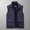Dark Blue, variant on Munlar Corduroy Jacket Men- Thin Workwear Solid Color Vest Stand Collar Sleeveless Tank Winter Coat Christmas Winter Coat