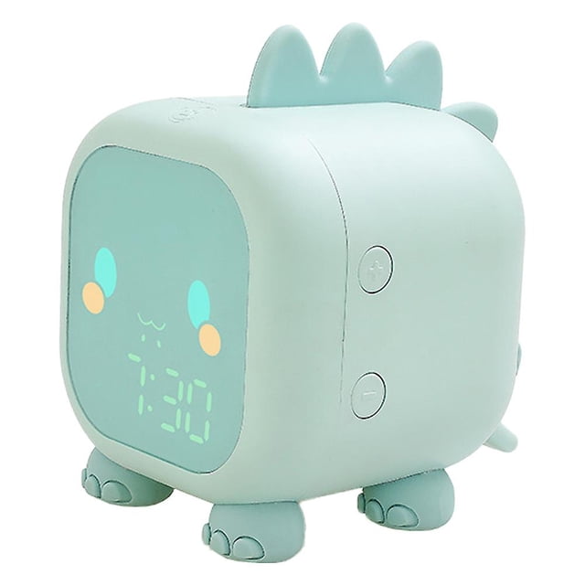 Reloj despertador digital para niños Sailing Dinosaurio Verde Electrónica
