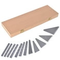thumbnail image 2 of ALL-CARB 12 Pack New Steel 1/4 To 30 Degree Gauge Block Precision Angle Block Set, 2 of 4