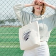 thumbnail image 2 of Sunveno Women's Canvas Tote Bag Should Bag, Beige, 2 of 8