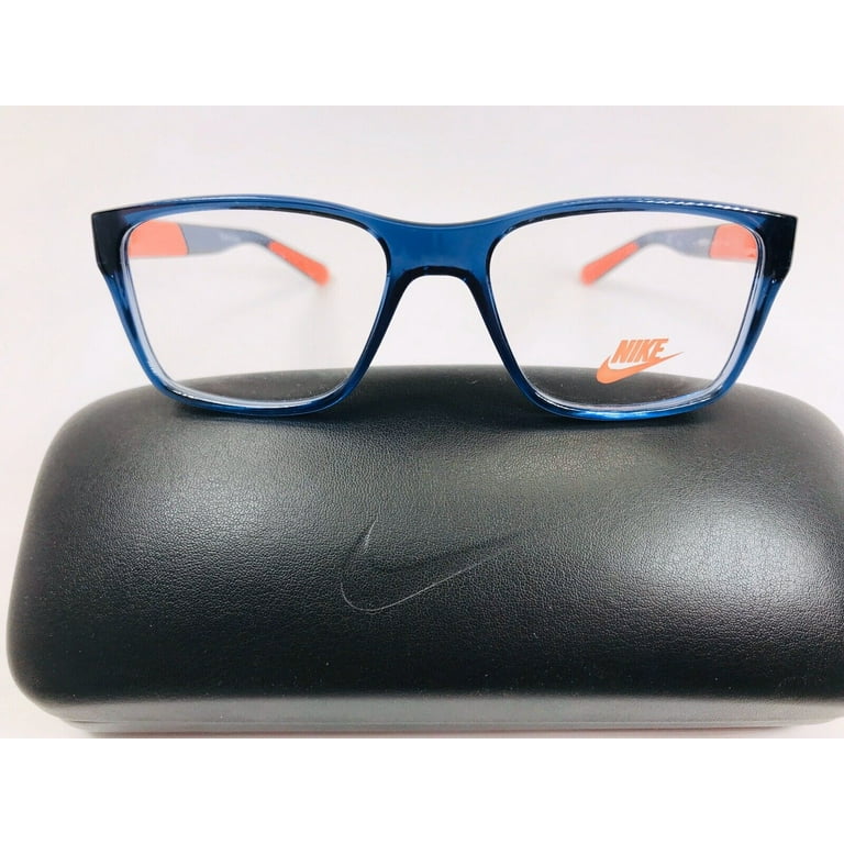 Nike マーキュリアル Eyeglasses NIKE 5532 411 Crystal Gym Blue/Hyper Crimson - Walmart.com