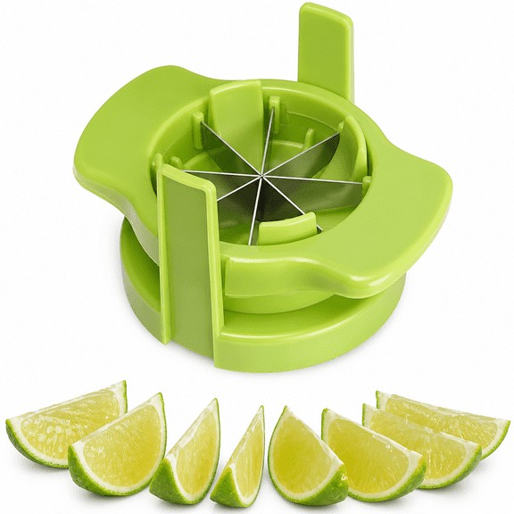 Florvian 2026 New Fruit Slicer Divider Lemon Slicer Kitchen Multipurpose Stainless Steel Orange Slitter Fruit Cutter Kitchen Accessories,For Slicing Fruits,Lemons,Oranges,Kitchen Prep,Fruit Salads.