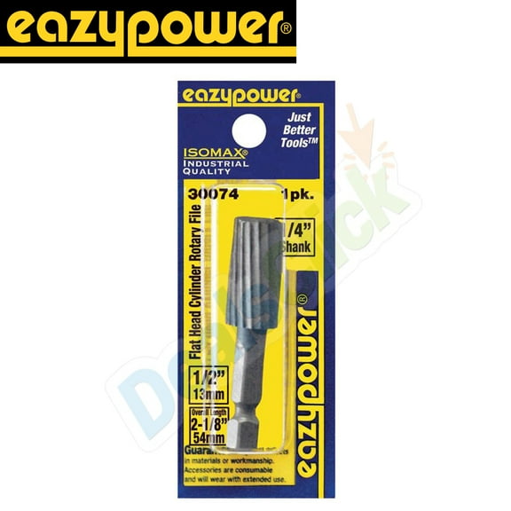 Eazypower 30074 1 inch Flat Head Cylinder Rotary File