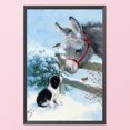 thumbnail image 1 of Cuadros Decorativos 11CT Animal de nieve estampado DIY punto de cruz completo bordado de hilo de algodón impreso Ndcxsfigh  Nuevos Originales, 1 of 8