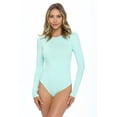 thumbnail image 2 of Natural Uniforms Womens Long Sleeve T-Shirt Body Suit, 2 of 4