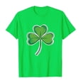 thumbnail image 4 of ShiShine Casual Round Neck Graphic Tees for Women St. Patrick's Day Printed Short Sleeve Holiday T-Shirt Tops, 4 of 5