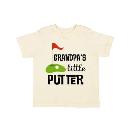 

Inktastic Golfing Grandpa Little Putter Gift Toddler Boy or Toddler Girl T-Shirt