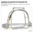 thumbnail image 5 of LOLIPPYY Clear Crossbody Bag for Women, Portable Lightweight Handbag, Transparent Purse for Everyday Use, 5 of 7