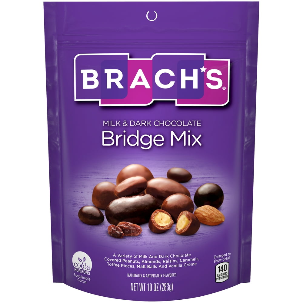 Brach's Bridge Mix Candy Stand Up Pouch, 10 oz