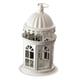 thumbnail image 2 of Candelabro decorativo con forma de farol para velas, decoración europea para hoteles. Blanco, 2 of 9