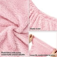 thumbnail image 5 of Womens Fleece Pajama Pants Soft Plush Pajama Bottoms Fluffy Warm Lounge Pants for Women Pink M, 5 of 6