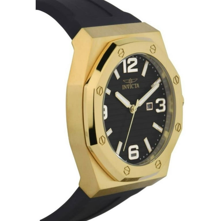 Invicta Huracan Quartz Black Dial Men's Watch 45776