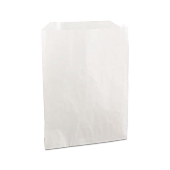 Grease-Resistant Single-Serve Bags 6" x 7.25", White, 2,000/Carton