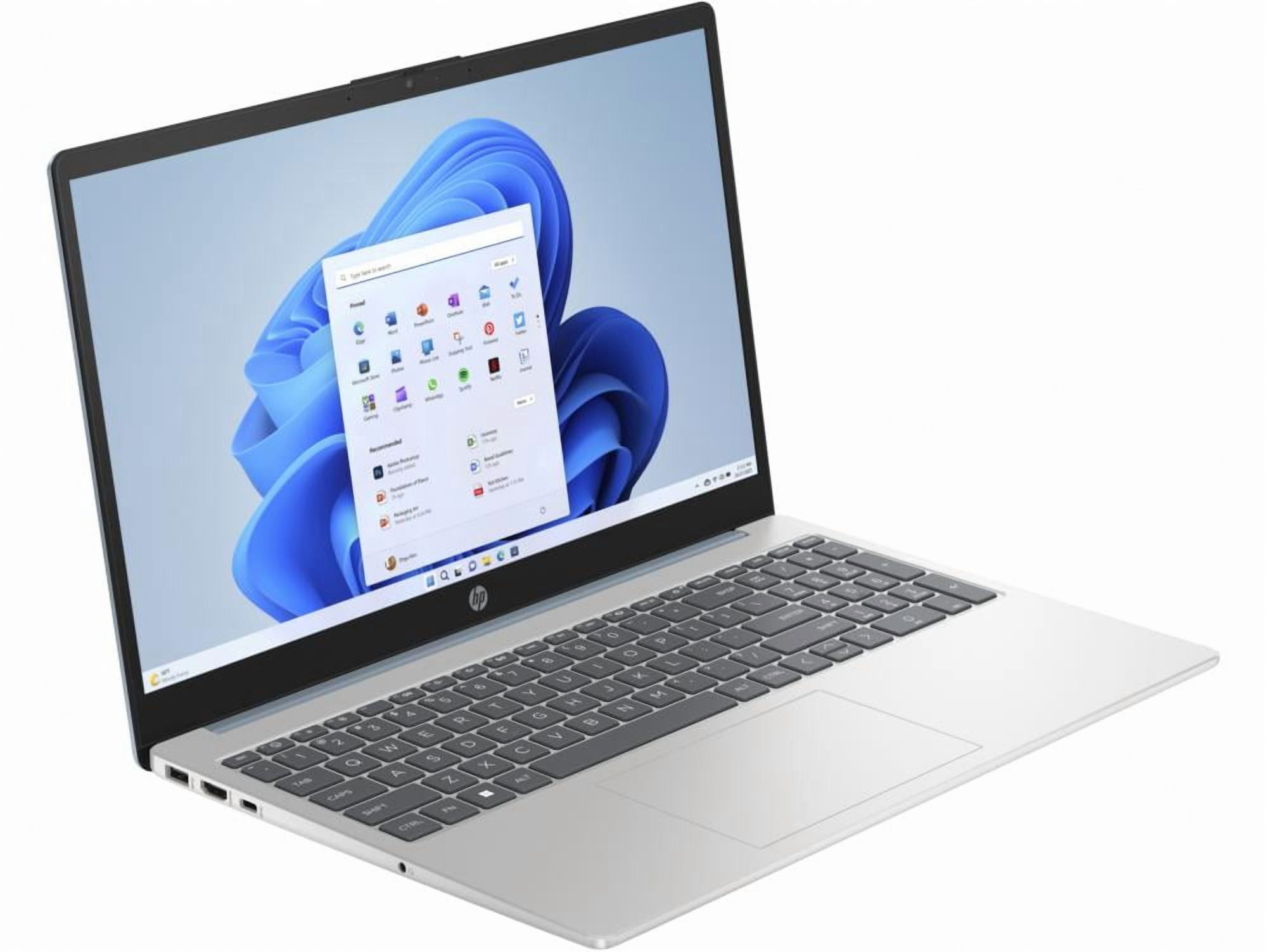 HP 15.6" FHD Touchscreen Laptop AMD Ryzen 5 7520U 8GB RAM 512GB SSD Copilot AI Key Windows 11 Home Natural Silver