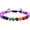 F, variant on Chakra Bracelets for Women Natural Volcanic Stone 1Pcs 7 Chakras Crystals and Healing Stones Bracelets ,Crystal Bracelet Yoga Beaded Bracelets (A, One Size)