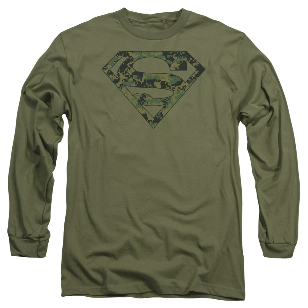 Superman SUPER METALLIC SHIELD Licensed Adult T-Shirt All Sizes 