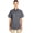 Dark Charcoal, variant on Ladies Foundation 100% Cotton Short-Sleeve Twill Shirt Hunter 3XL
