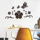 thumbnail image 5 of Reloj de pared sin marco, reloj de pared creativo, pegatina de pared 3d, pegatinas de pared de bricolaje, pegatinas de espejo de mariposa, decoración de espejo acrílico, decoración de moda, 5 of 5