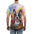 thumbnail image 5 of Welcome Spring Summer Boston Terrier Portrait Flower Blue Sky All Over Print 3D Shirt Unisex Merch Gentleman Dog Lover Gifts - 12001, 5 of 6