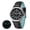 Black Blue, variant on Men's Automatic Watch, Leather Strap Mechanical Watch with Date, Super Luminous, Sapphire Crystal, 10ATM Waterproof, Fashion Casual Wristwatch for Men (Red)