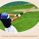 thumbnail image 5 of Bate de béisbol de mano, práctico bate de béisbol de madera, elegante palo de madera para béisbol y otros deportes., 5 of 7