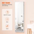 thumbnail image 6 of VEVOR Mirror Jewelry Cabinet 47.05in Lockable Wall or Door Mounted Armoire White, 6 of 11