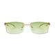 thumbnail image 3 of Gafas de Sol ADE WU Vintage Sin Montura Retro Marco Dorado Lentes Verdes, 3 of 7