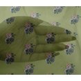 thumbnail image 4 of oneOone Viscose Chiffon Fabric Floral Block Printed Fabric 1 Yard 42 Inch Wide, 4 of 4