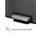 thumbnail image 3 of Bote de basura EKO Madison Acero Inoxidable negro 30 L Con tapa y pedal, 3 of 5