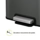 thumbnail image 3 of Bote de basura EKO Madison Acero Inoxidable negro 30 L Con tapa y pedal, 3 of 5