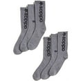 thumbnail image 3 of Adidas Men's Athletic Sport Moisture Wicking Cushioned Crew Socks 6 Pack, Black/White/Grey (Shoe Size 6-12), 3 of 4