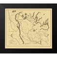 thumbnail image 2 of Schoolcraft 23x20 Black Modern Framed Museum Art Print Titled - Indian Country Expedition Central US 1832, 2 of 5