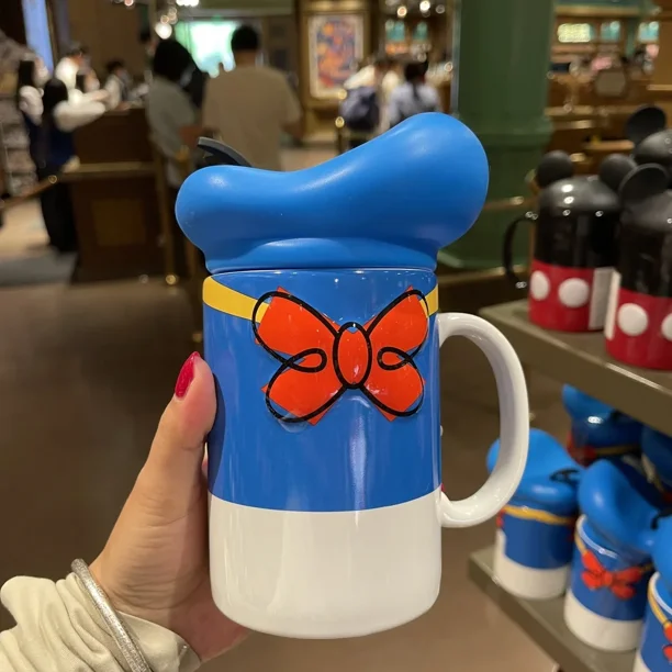 Taza de cerámica creativa de dibujos animados de Mickey Mouse, pato Donald, Mickey y sus amigos, taza de café, tazas de leche, artículos para beber, taza de agua, regalo