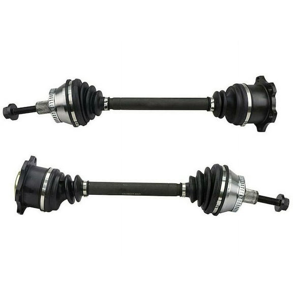 Front CV Axle Shaft Set of 2 - Compatible with 1998 - 2001, 2004 - 2005 Volkswagen Passat Automatic Transmission 1999 2000