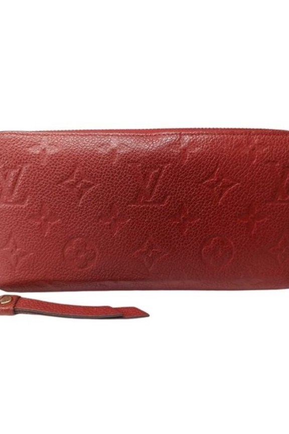 Pre-Owned LOUIS VUITTON Louis Vuitton Zippy Wallet M61865 Cerise Monogram Empreinte Women's...