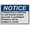 Warning Sign 3, variant on Industrial Caution Sign No Trespassing Sign (Trespassing and loitering forbidden by law Right to pass by permission and subject to control of owner) 8 in" x 12 in" UV Resistant Plastic Warning SIgn