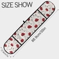 thumbnail image 3 of Dailycode Double Sided Oven Mitt with Loop Heat Resistant Kitchen Long Potholders 7" x 35" Poppies Flower, 3 of 6