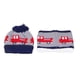 thumbnail image 5 of Conjunto de gorro y bufanda de invierno para bebé, ropa suave y cálida con bonito patrón de camión rojo, diseño de doble capa, ropa de otoño para exteriores, 5 of 5