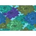 thumbnail image 1 of Ahgly Company Machine Washable Indoor Rectangle Transitional Blue Jay Blue Area Rugs, 5' x 8', 1 of 7